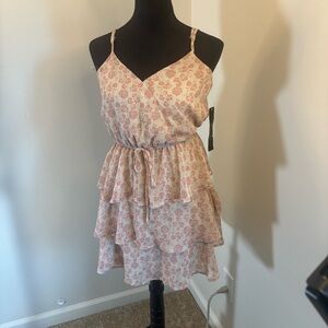 Trixxi Pink Floral Dress